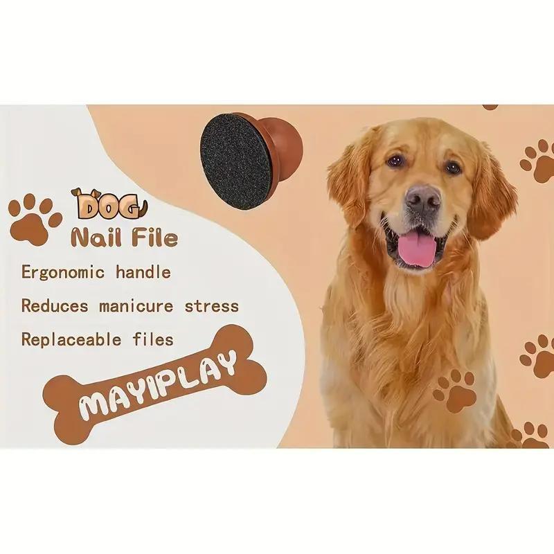Gentle Dog Nail File - A Gentle Way to Reduce Nail Trimming Stress for Your Dog and Protect Your Furniture from Sharp Nails