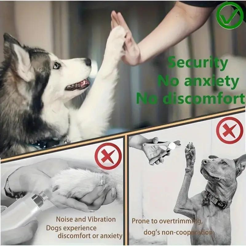 Gentle Dog Nail File - A Gentle Way to Reduce Nail Trimming Stress for Your Dog and Protect Your Furniture from Sharp Nails