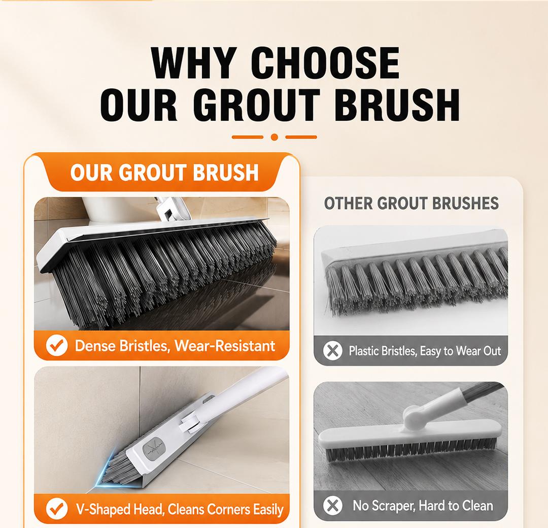 180° Rotating Gap Cleaning Tool