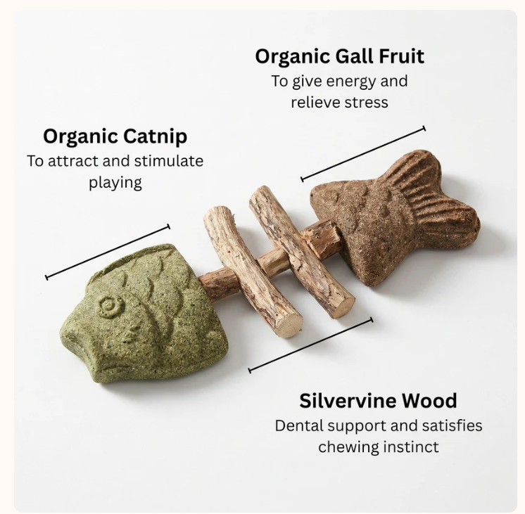 Catnip & Silvervine Chew