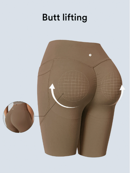 AQA High-waisted, hip-lifting, tummy-flattening shaping leggings