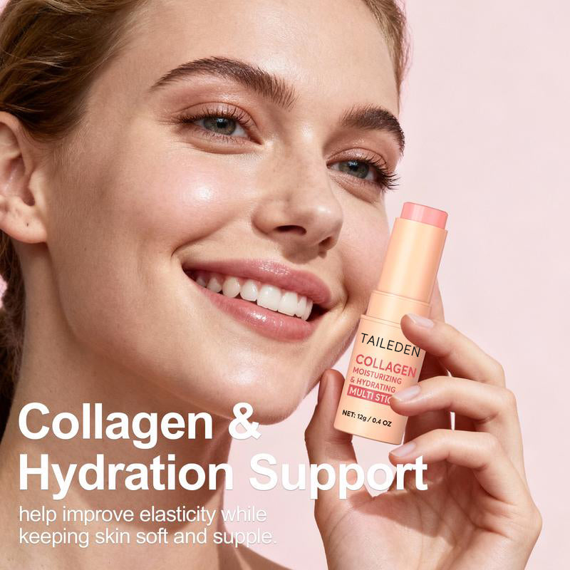 Collagen-Infused 2-in-1 Lip & Cheek Glow Stick