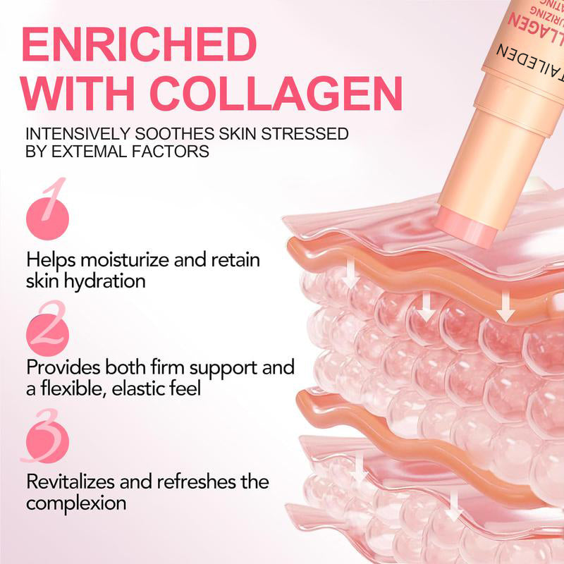 Collagen-Infused 2-in-1 Lip & Cheek Glow Stick