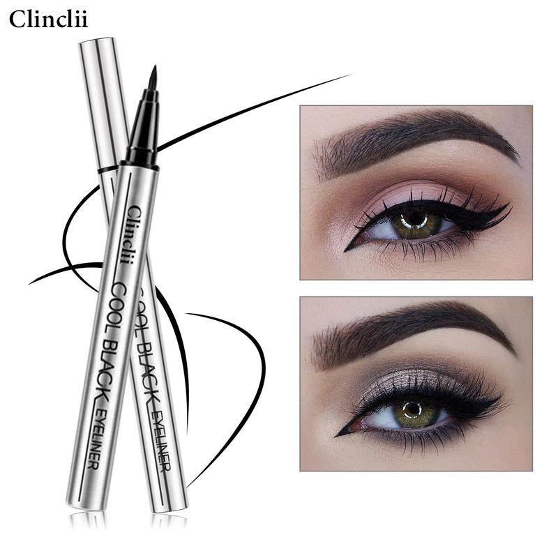 Clinclii eyeliner, long-lasting and waterproof, smudge-proof when rinsed.