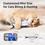 Realistic Flopping Fish Cat Toys, 3 Pack, Interactive Cat toys for All Breeds
