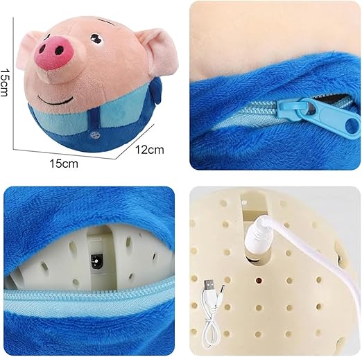 YOBENSUN™ – Smart Interactive Plush Pig Toy 🐱&🐶