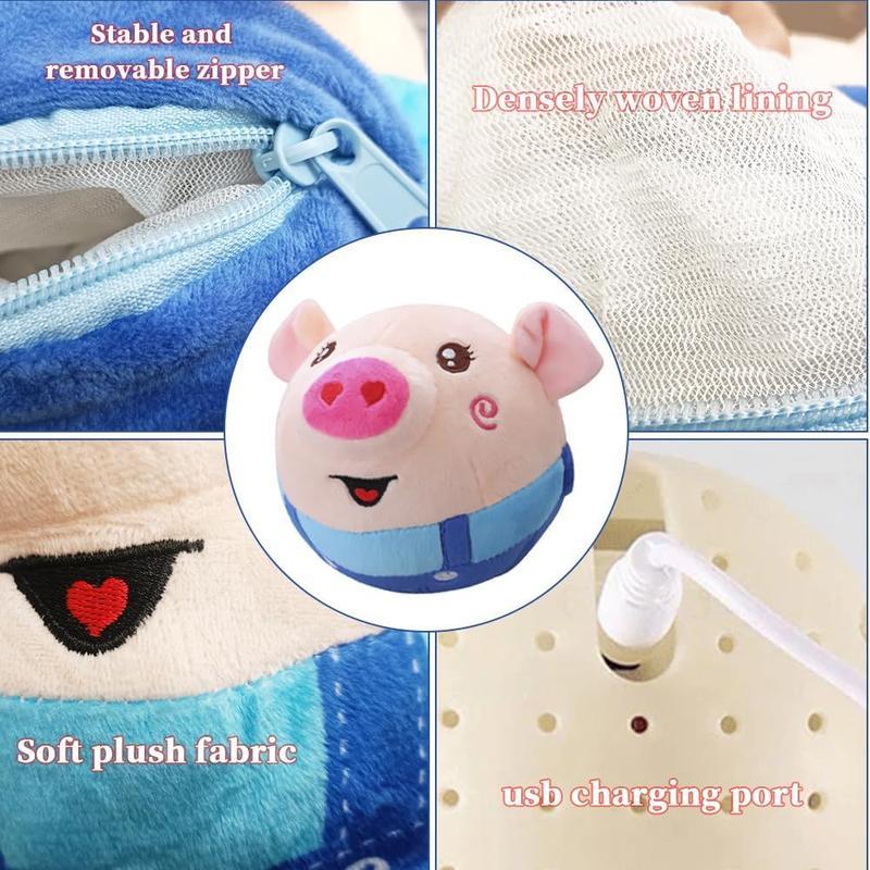Active Moving Plush Toy Smart Interactive Toy USB Rechargeable Washable 120 Music