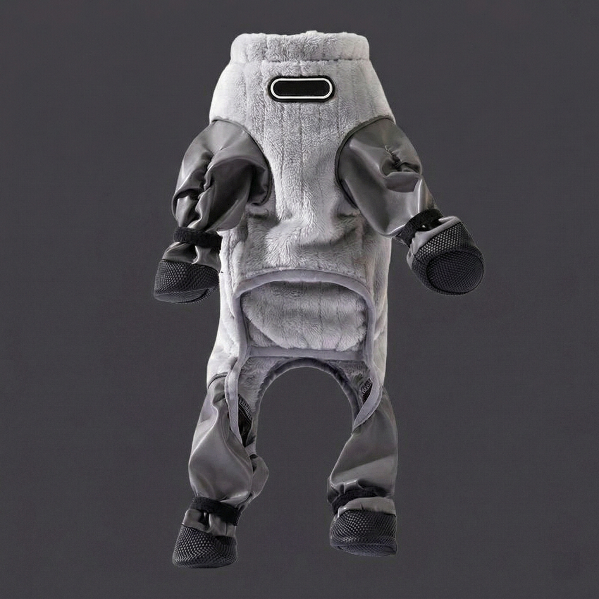 🐾 All-In-One Winter Adventure Dog Suit: Waterproof Coat + Cozy Flannel + Built-In Snow Boots