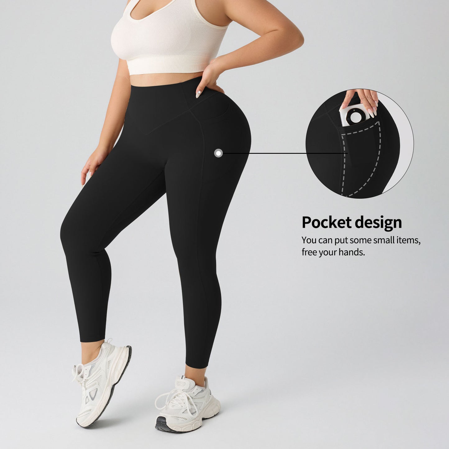 AQA High-waisted, hip-lifting, tummy-flattening shaping leggings