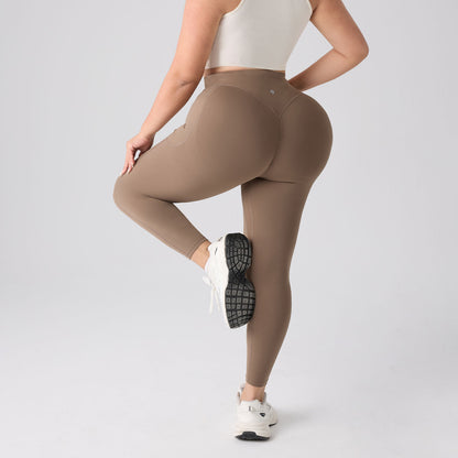 AQA High-waisted, hip-lifting, tummy-flattening shaping leggings