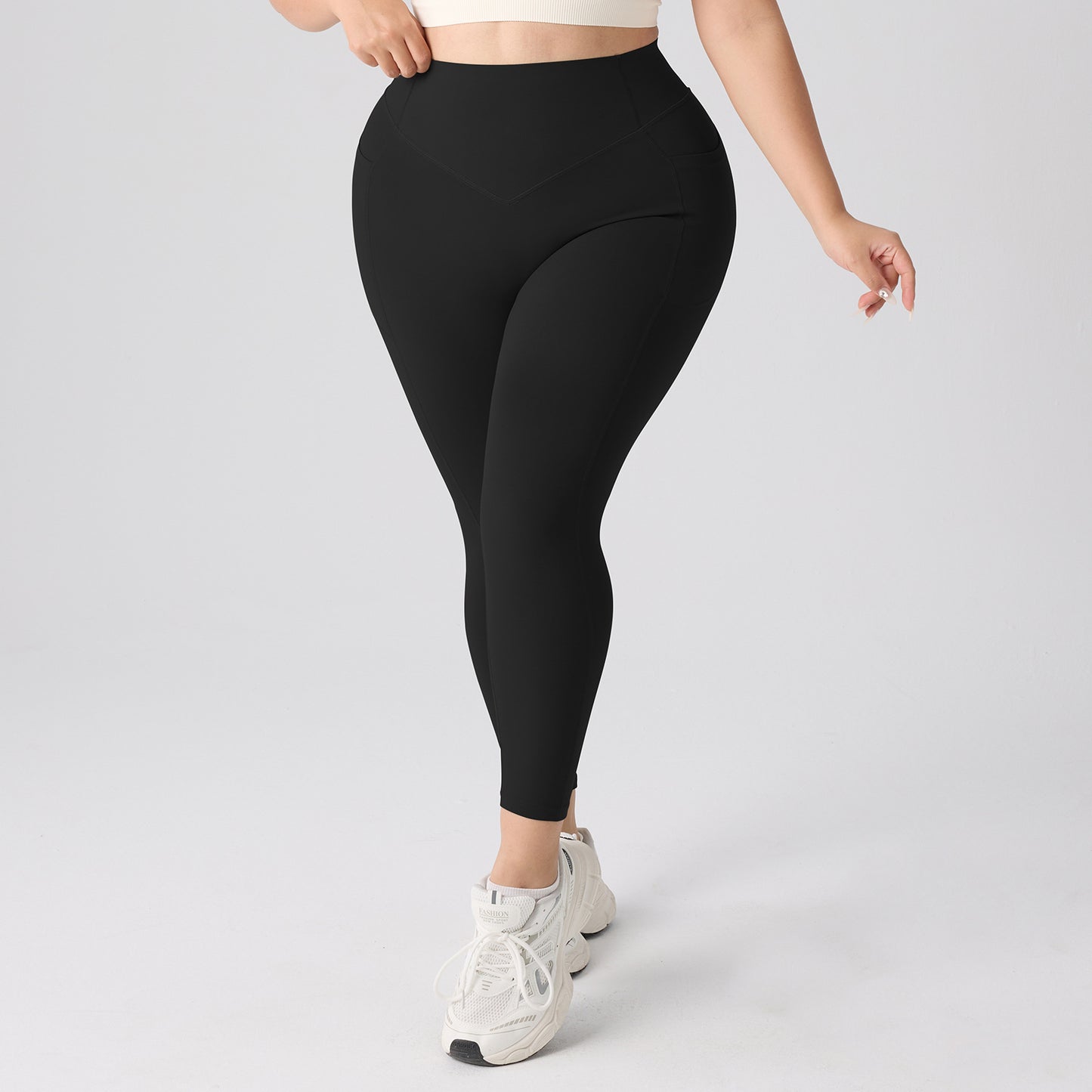 AQA High-waisted, hip-lifting, tummy-flattening shaping leggings