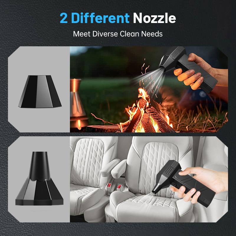 Portable Mini Turbo Fan, High Speed Handheld Rechargeable Fan