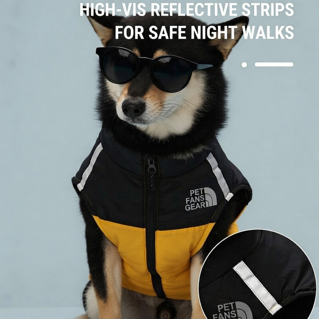 🐾 Premium Winter Dog Jacket | Water-Resistant & Adjustable Cold Weather Parka