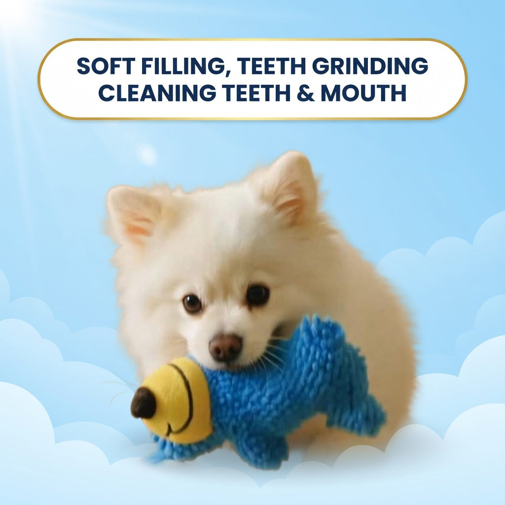 Interactive Squeaky Plush Dog Toys -  Suitable for Throwing and Catching Games but Not Chew Toys