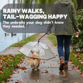 Adjustable Dog Umbrella Leash – Keep Your Pup Dry in Rain & Snow ☔🐶